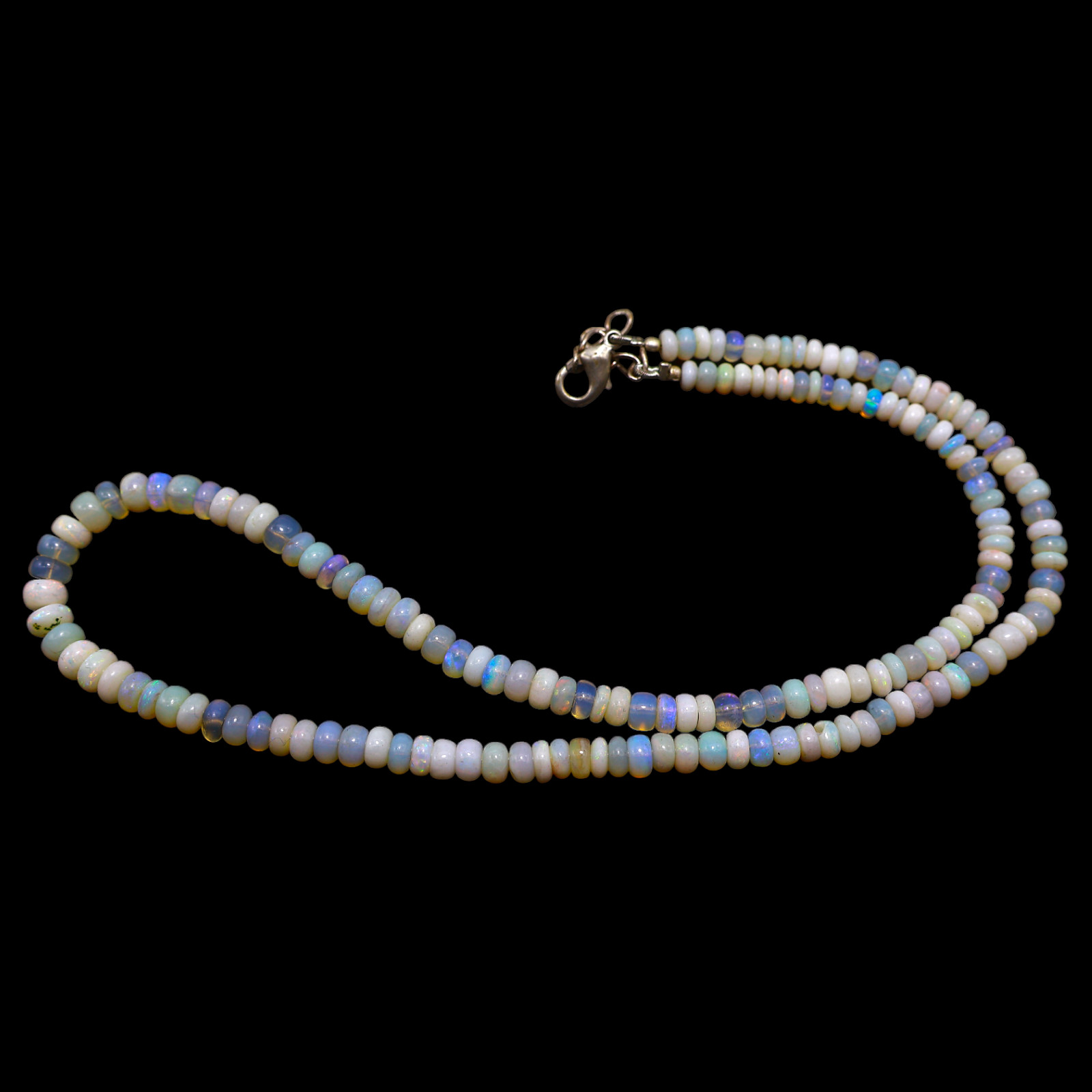 Rondelle Smooth Fire Opal Beaded Not Applicable Trendy Ethnic Necklace Jewelry