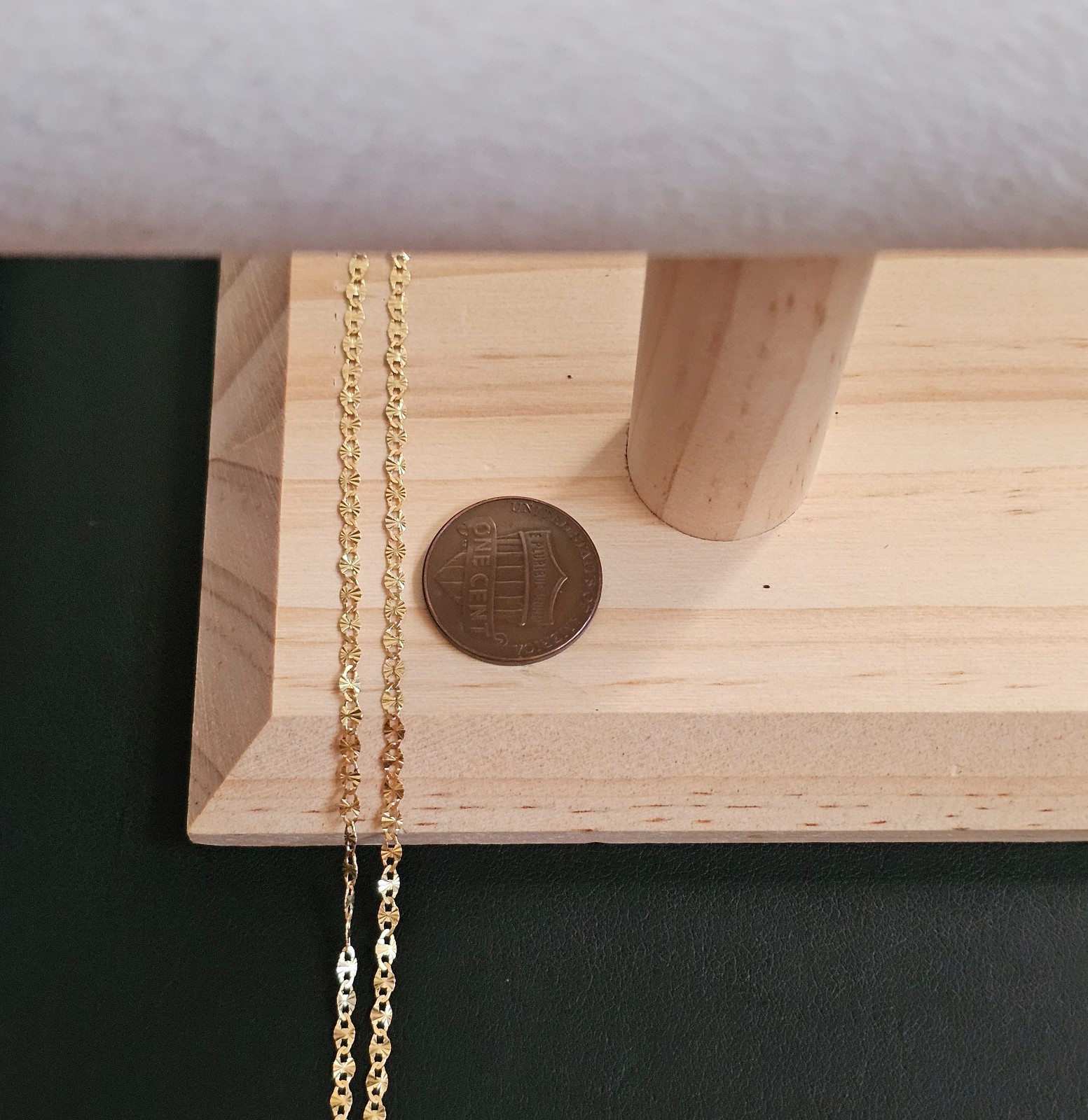 14k gold necklace 16 inch
