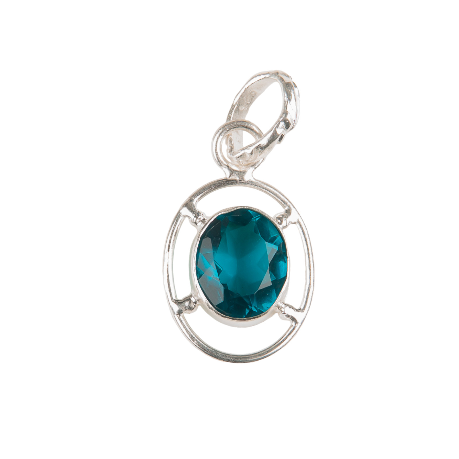 Apatite Gemstone 925 Sterling Silver Pretty Pendent 1.30″ Gift For Engagement