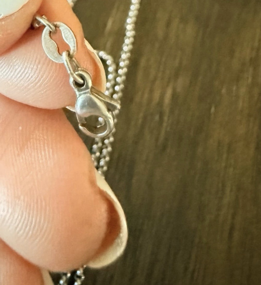 James Avery playful Dolphin charm Vintage Retired & JA chain 20”