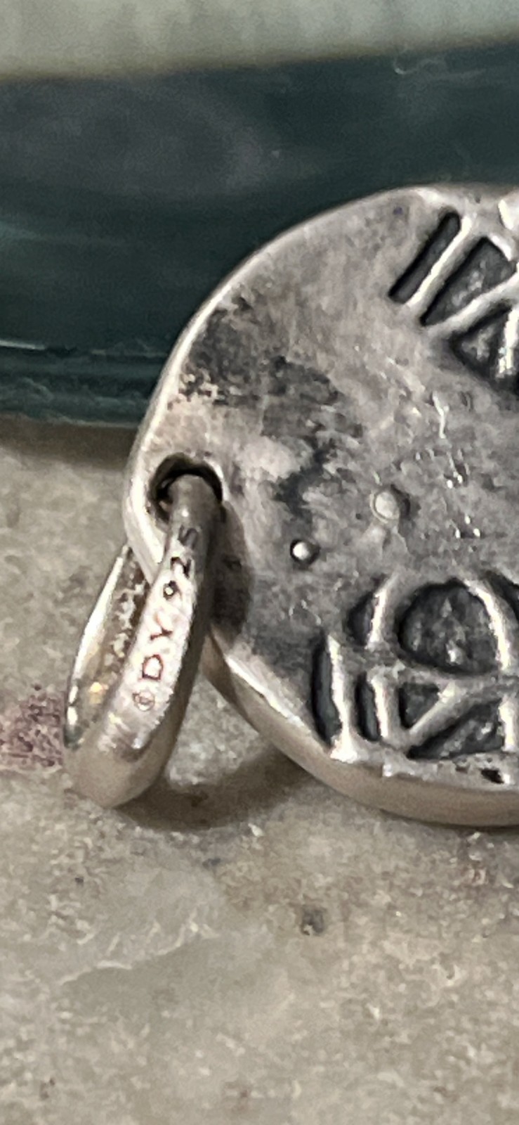 David Yurman .925 Sterling Silver Shipwreck Coin Pendant