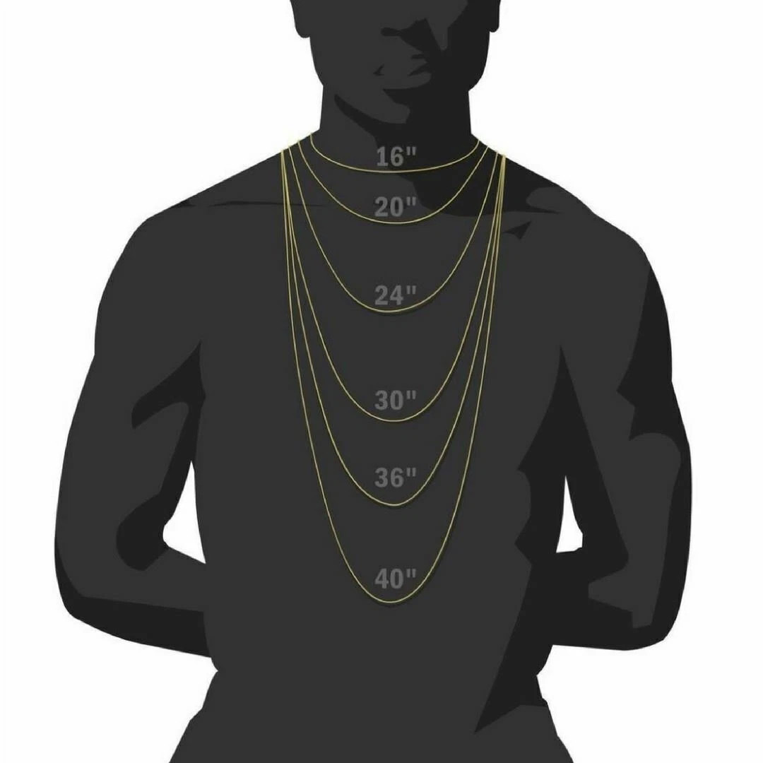 10K Solid Yellow Gold Necklace Gold Rope Chain 16″ 18″ 20″ 22″ 24″ 26″ 28″ 30″