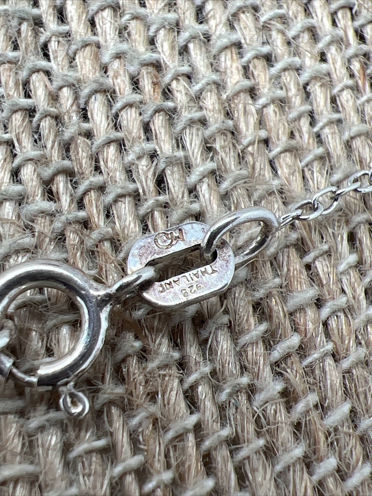 Sterling silver black rhinestone starfish pendant necklace 18 inches