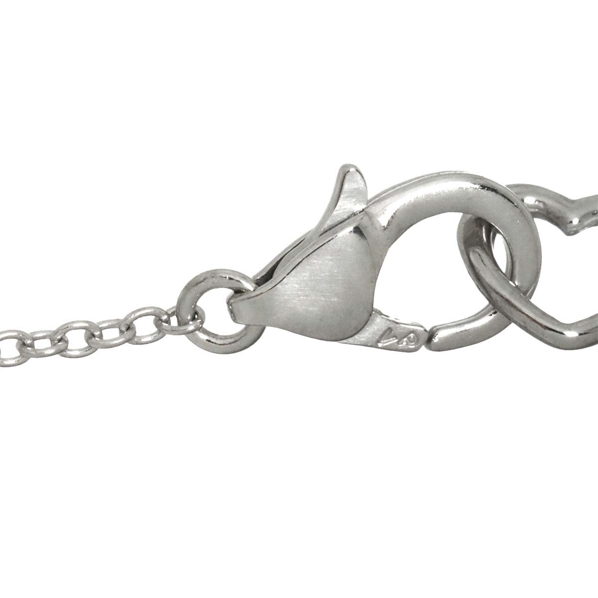 Ponte Vecchio Diamond 0.17ct Heart Necklace 18K White Gold 750 90329900