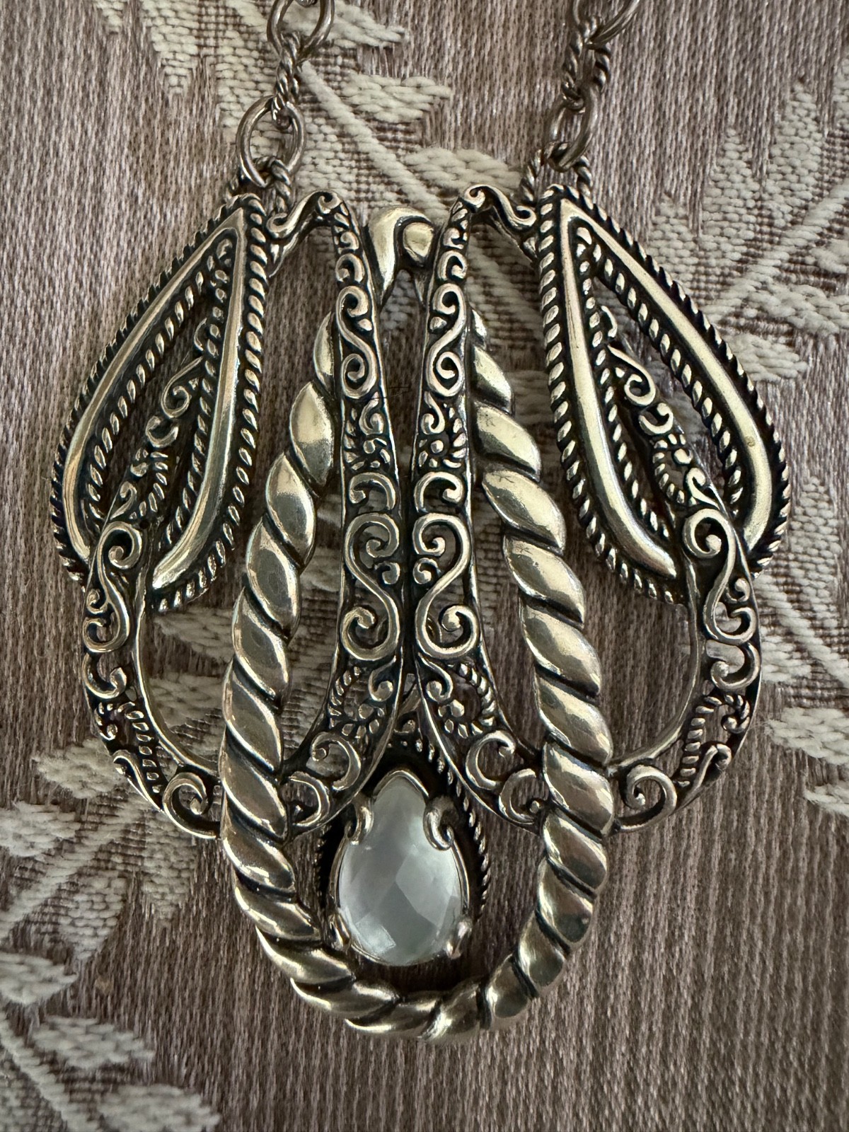 Carolyn Pollack Sterling Silver Lasting Connections Pendant Necklace w/ Enhancer