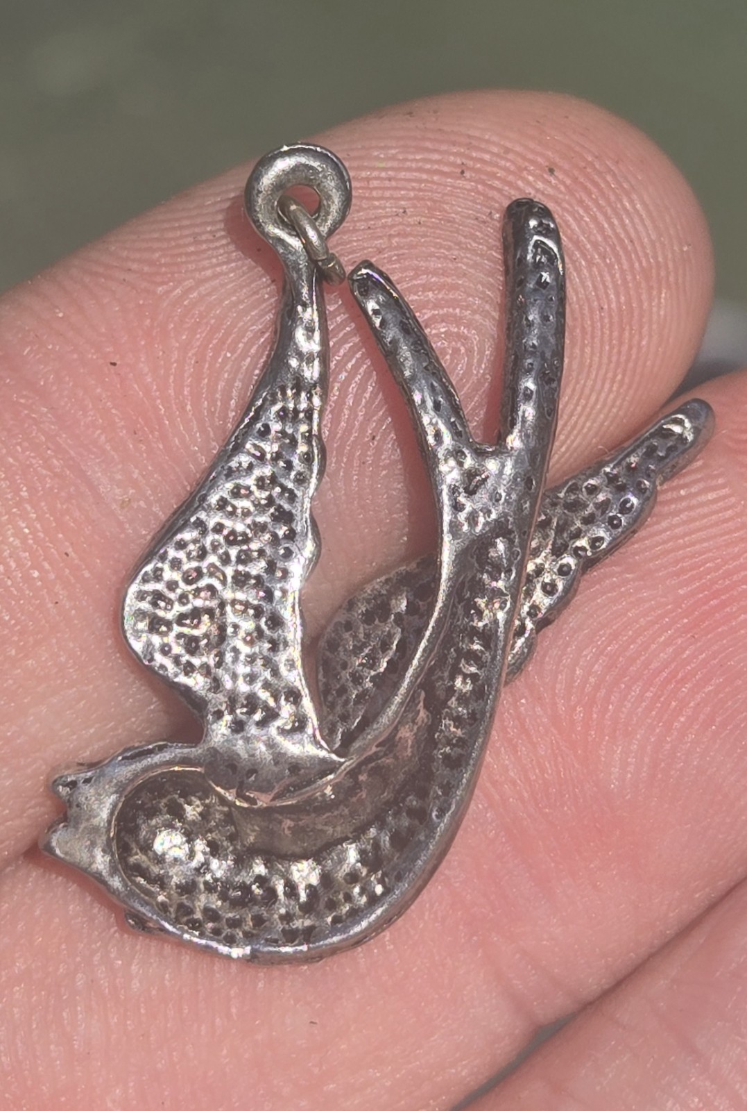 Sterling Silver Bird Pendant