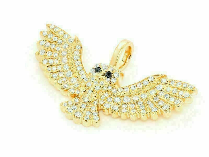 2.50Ct Round Cut Lab Created Diamond Halo Pendant 14k Yellow Gold Plated Silver