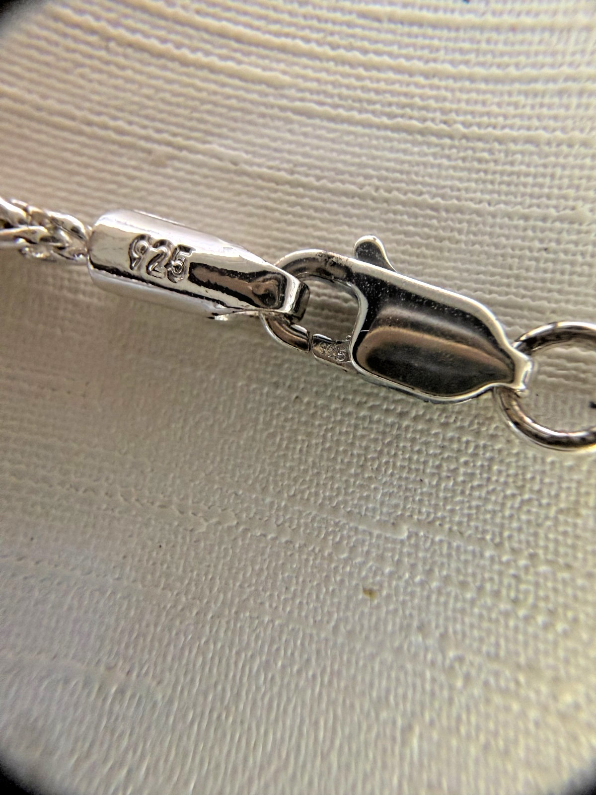925 Sterling Silver Wheat Chain Necklace 21in.