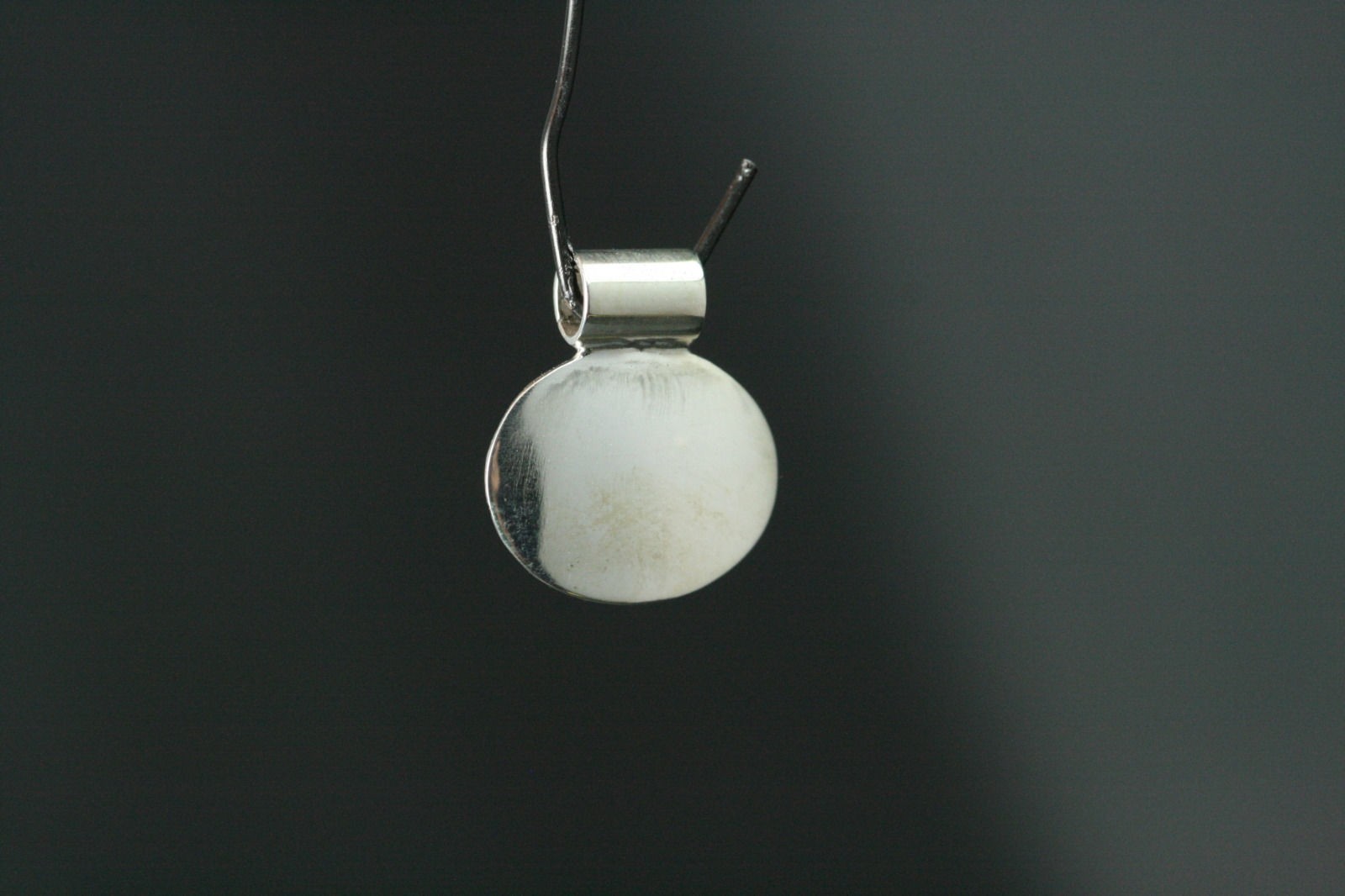 Great value A 925 Sterling Silver Oval Engrave-able Slider Pendant (PEN1984)