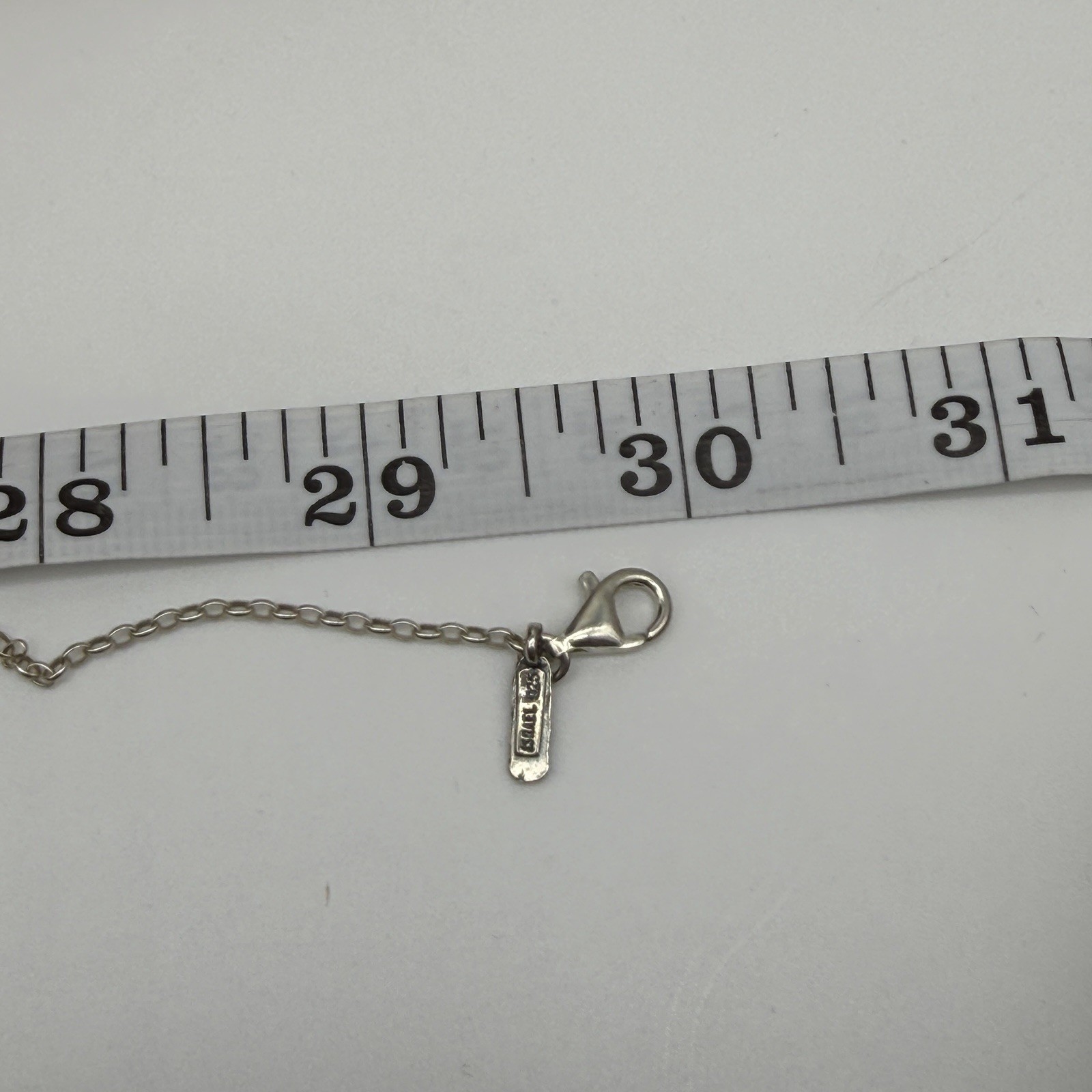 Shablool Didae Sterling 925 Silver Israel 1.5mm Rolo Chain Necklace 30″+2″ Long