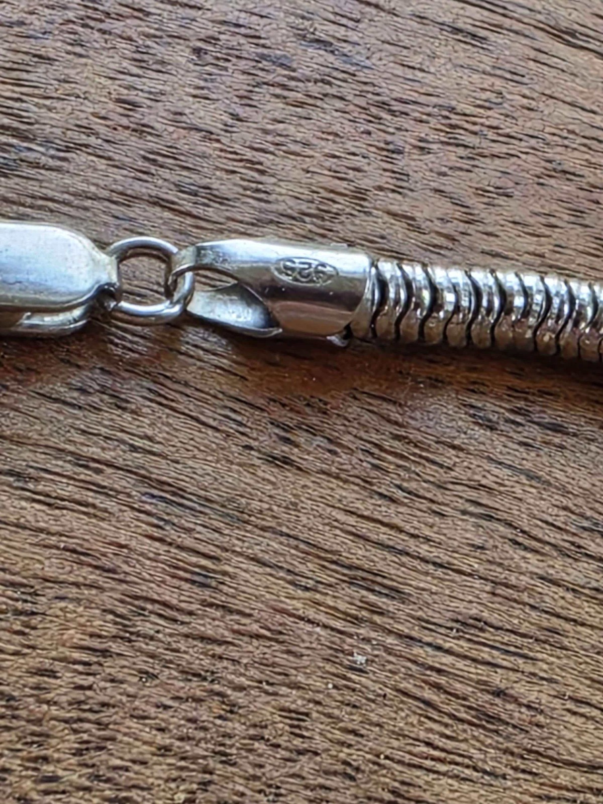 36 Inch Sterling Silver Snake Chain Necklace | Long Italian Cut 925 Silver | Ope