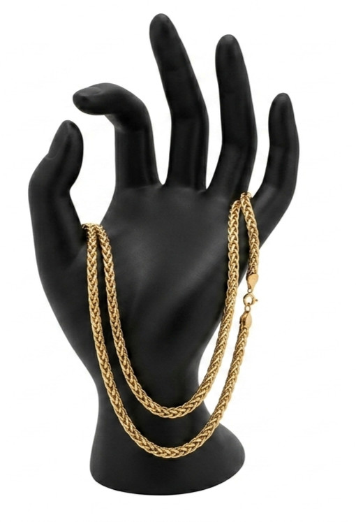 14 karat Italian Spiga link (Wheat link) chain, weighing 13.1 grams (EXJ4)