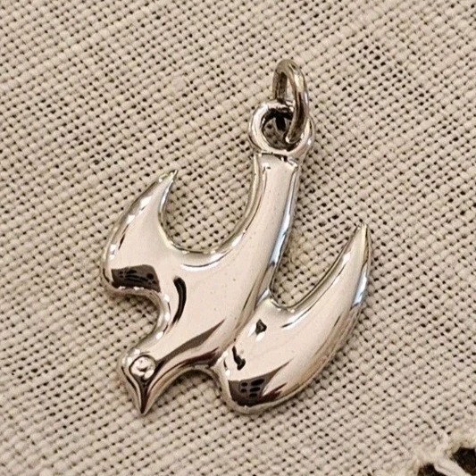 Vintage Sterling Silver Holy Spirit Dove Charm Pendant 925 by Chapel