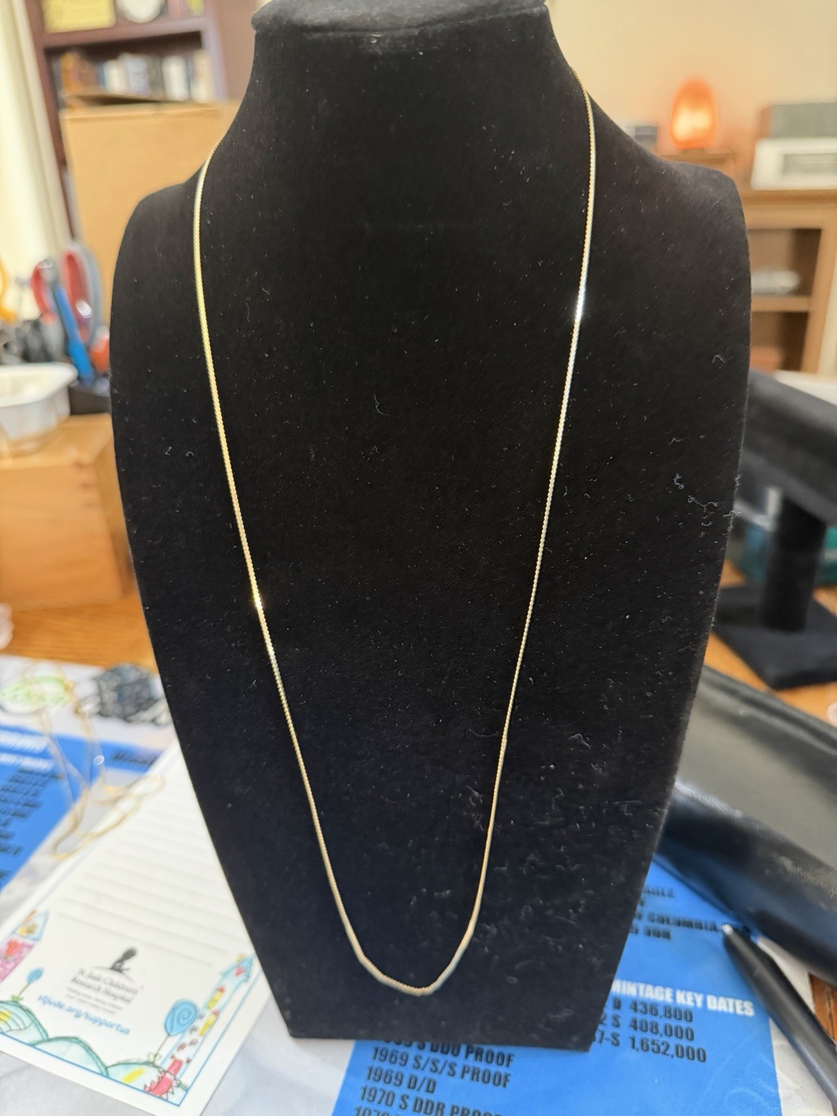 14K Gold Necklace Chain 24-inch