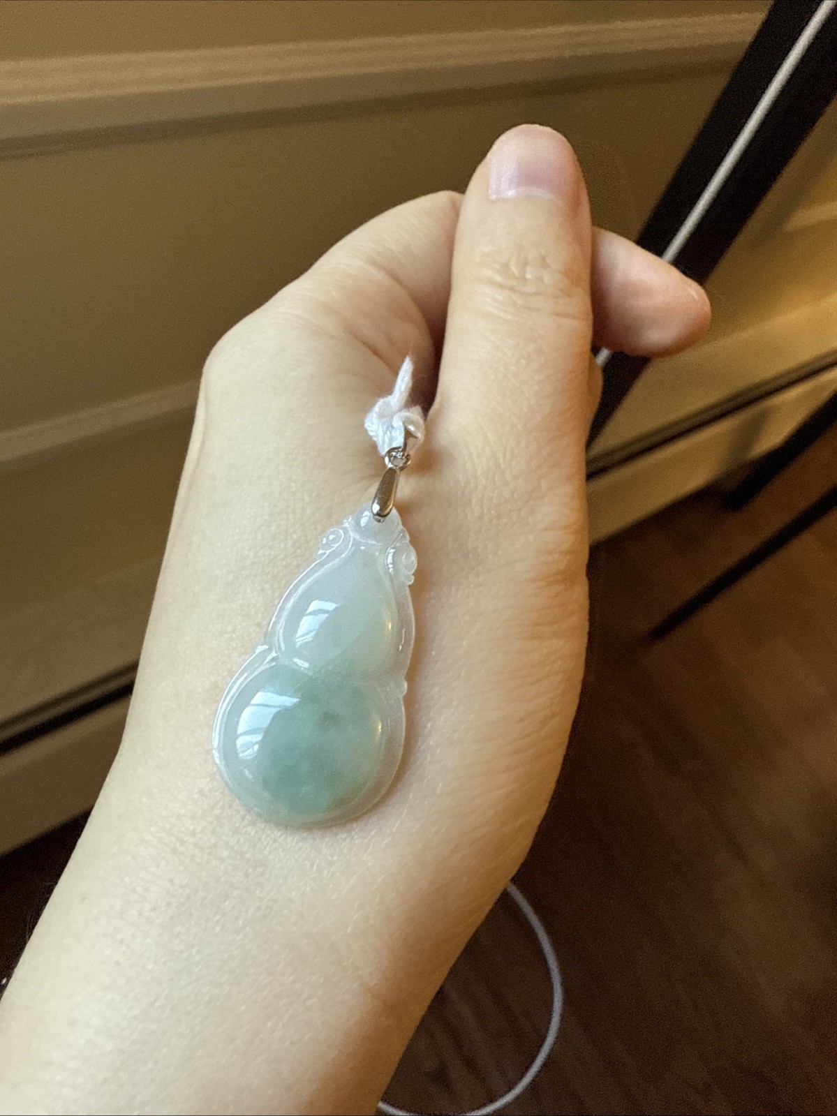翡翠A貨 untreated Burma Myanmar Grade A Jadeite Jade 葫芦 有纹不抠 Certified