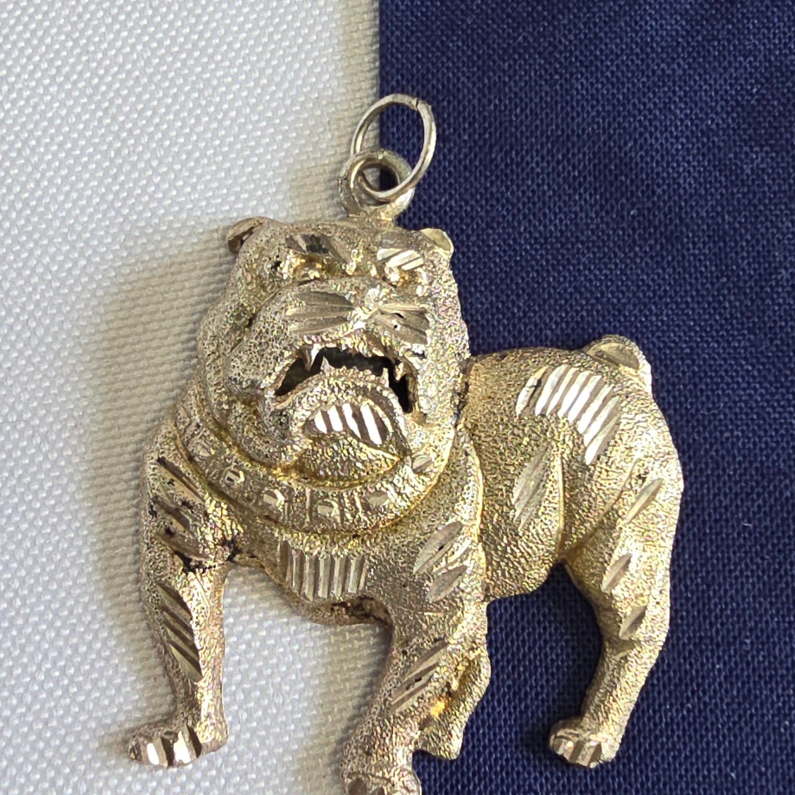 Sterling Silver Pendant 8.3g Fine Jewelry Bulldog Charm