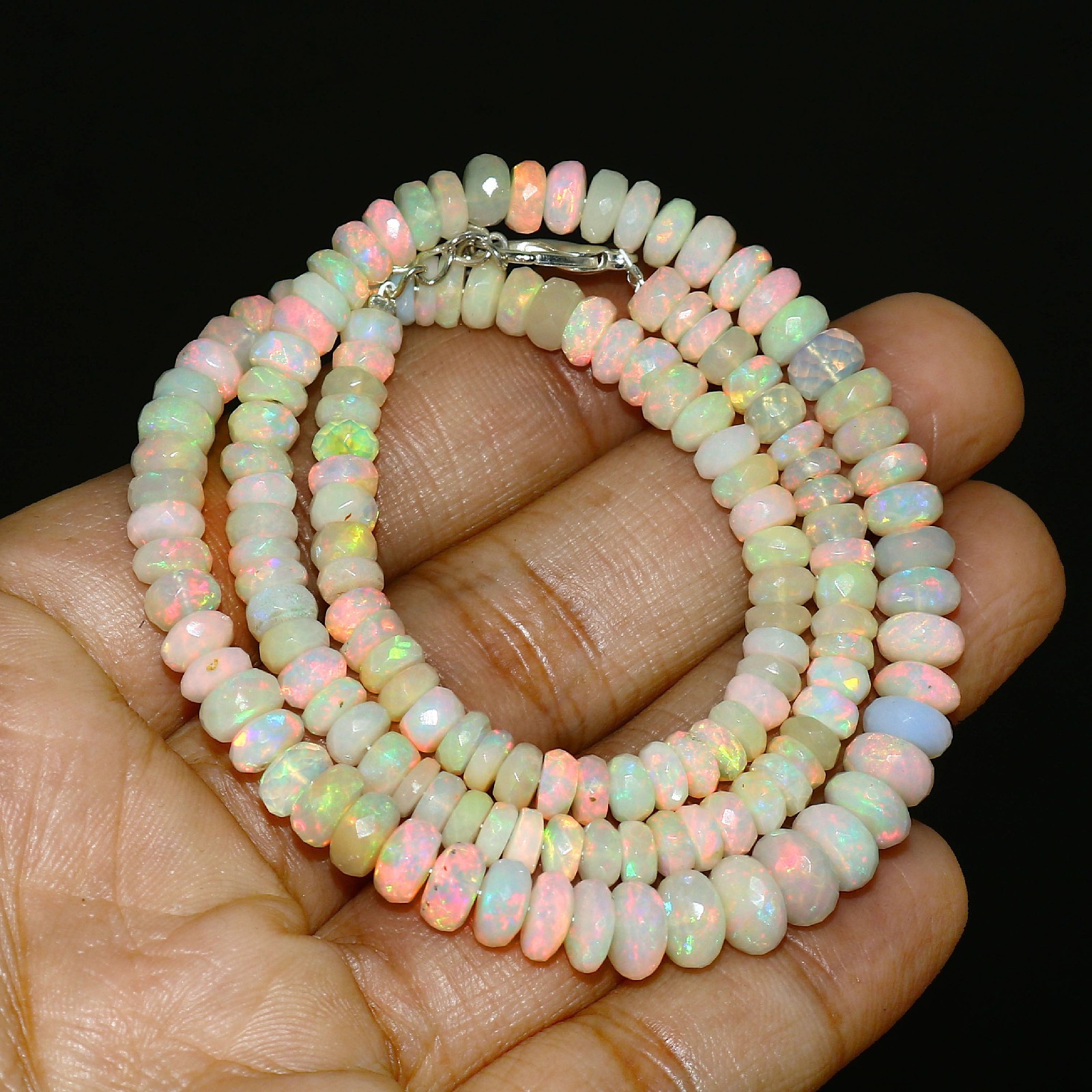 Top Quality Opal beads Rondelle Opal beads Multi-Color Opal Gift For Friend