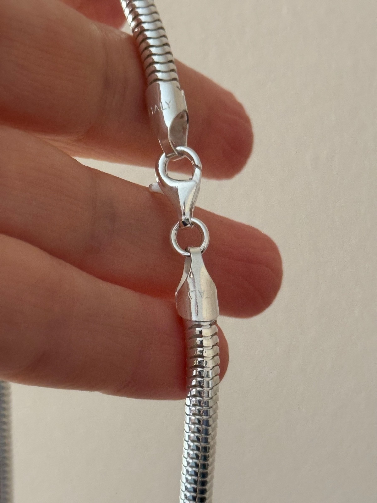 925 Sterling Silver (5MM) Snake Chain Polished