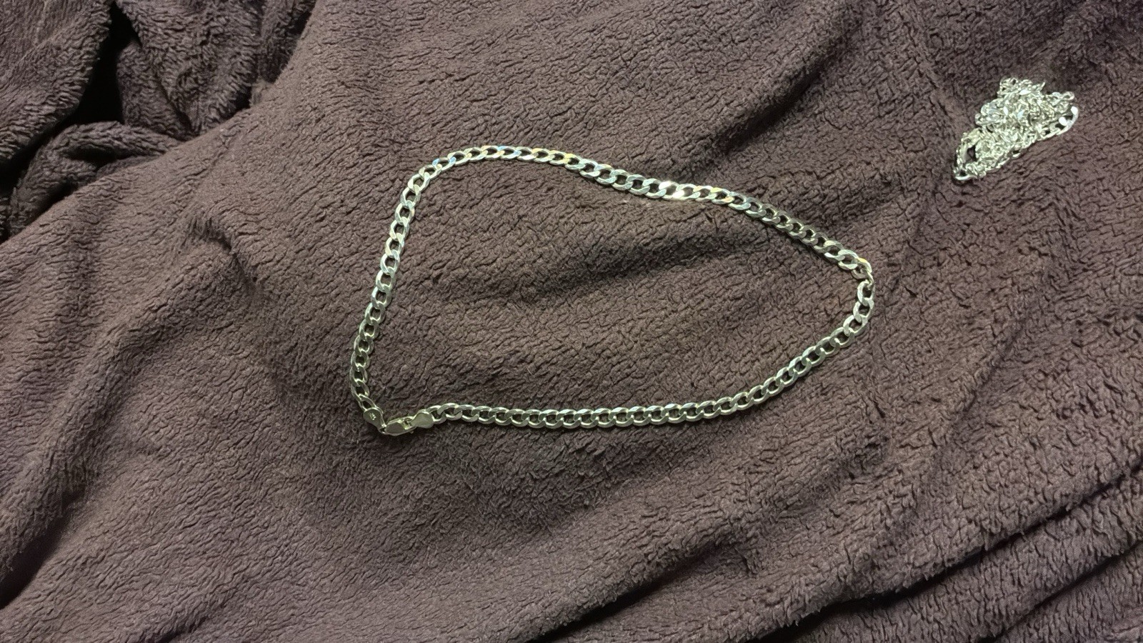 925 Italy 5.5mm Curb Link Chain 22 Inch Necklace Sterling Silver