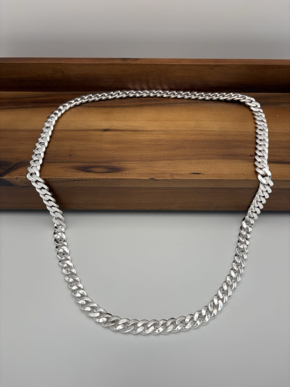 28 INCH 10MM .999 SOLID FINE SILVER CUBAN INFINITY LINK CHAIN NECKLACE 137.6G