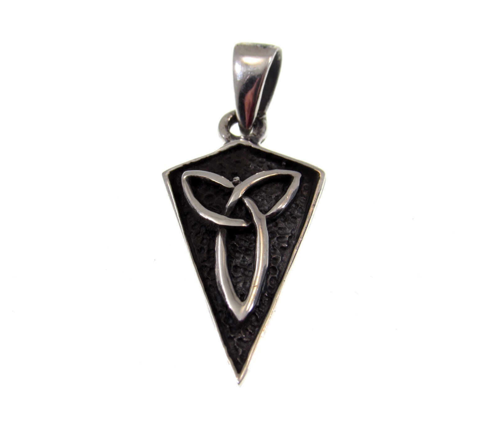 Handcrafted Solid 925 Sterling Silver Celtic Trinity Knot Pendant / Charm