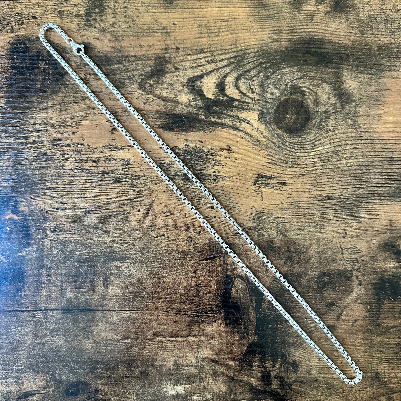 David Yurman Medium Box Chain Necklace – 3.6mm – 26.5″ – FREE SHIPPING