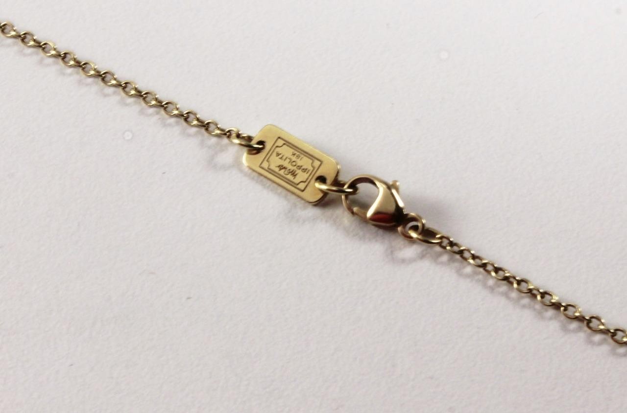 IPPOLITA 18K YELLOW GOLD MIXED GEMSTONE 10-STONE LONG NECKLACE, 36in, 12.34g