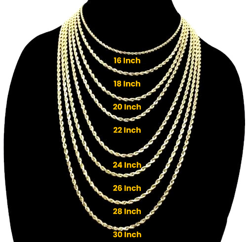 10K Yellow Gold 3mm-5mm SOLID Mirror Figaro Necklace Bracelet Chain Link 7″-30″