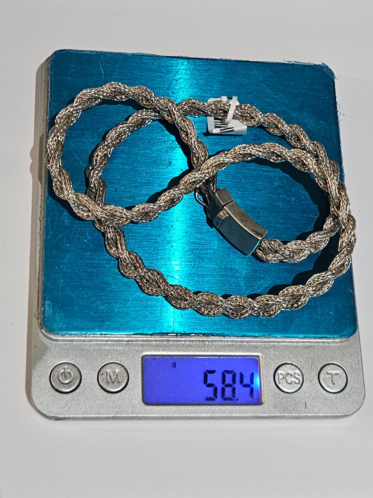 Shop Lc MASSIVE HEAVY 58.4g Necklace in Sterling Silver 18″