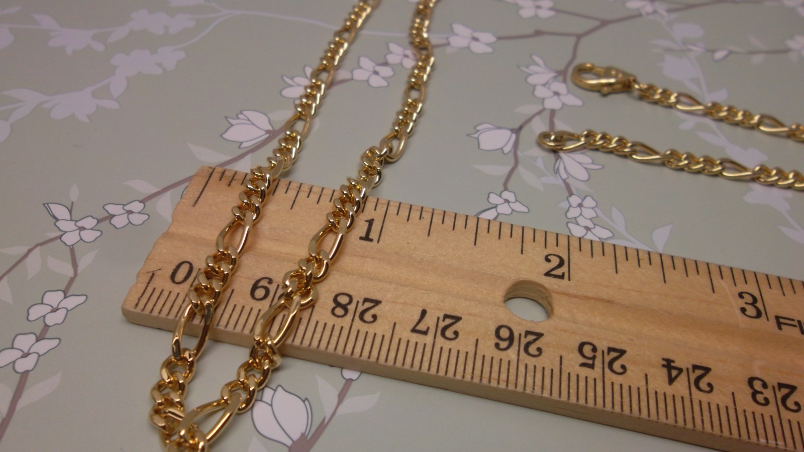 ITALY 18 K GP Italian Byzantine Chain Necklace & Bracelet Set * CLASSIC STYLE