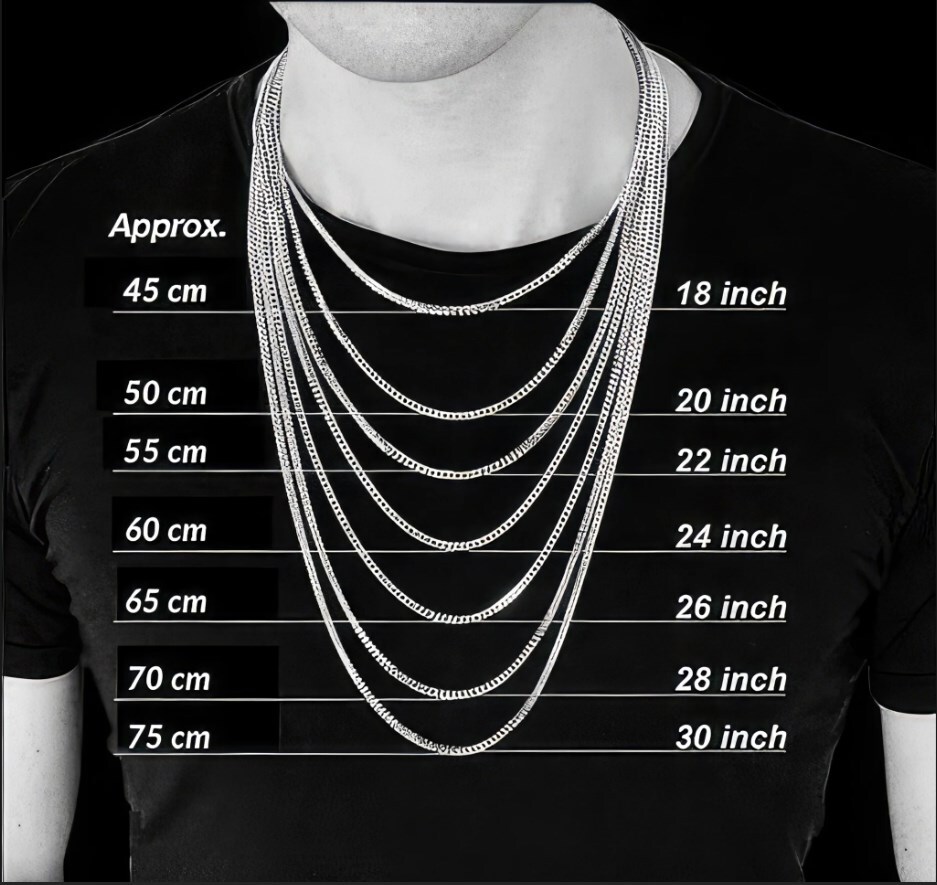 7MM 925 Sterling Silver Men Cuban Cureb Chain Necklace Green Blue Zircon 16-24″