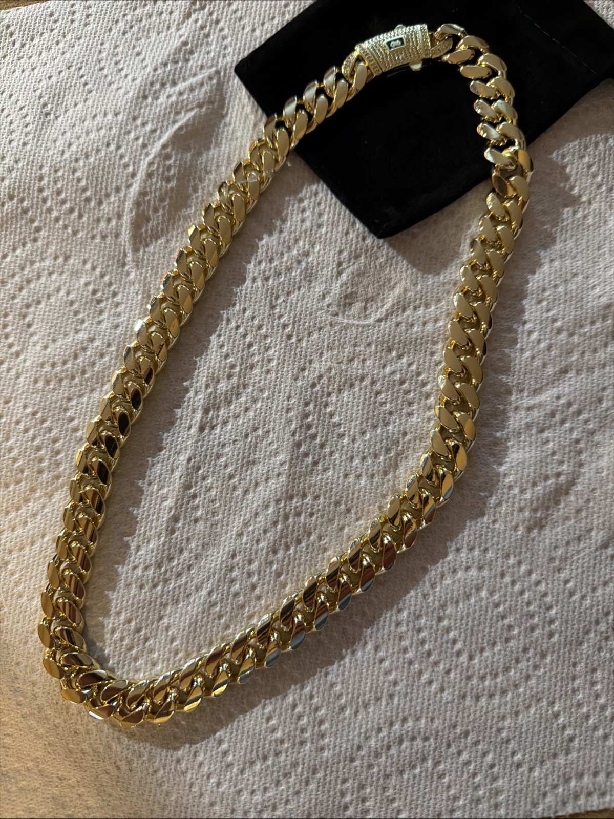 14k monaco cuban chain Gold Ion 22”