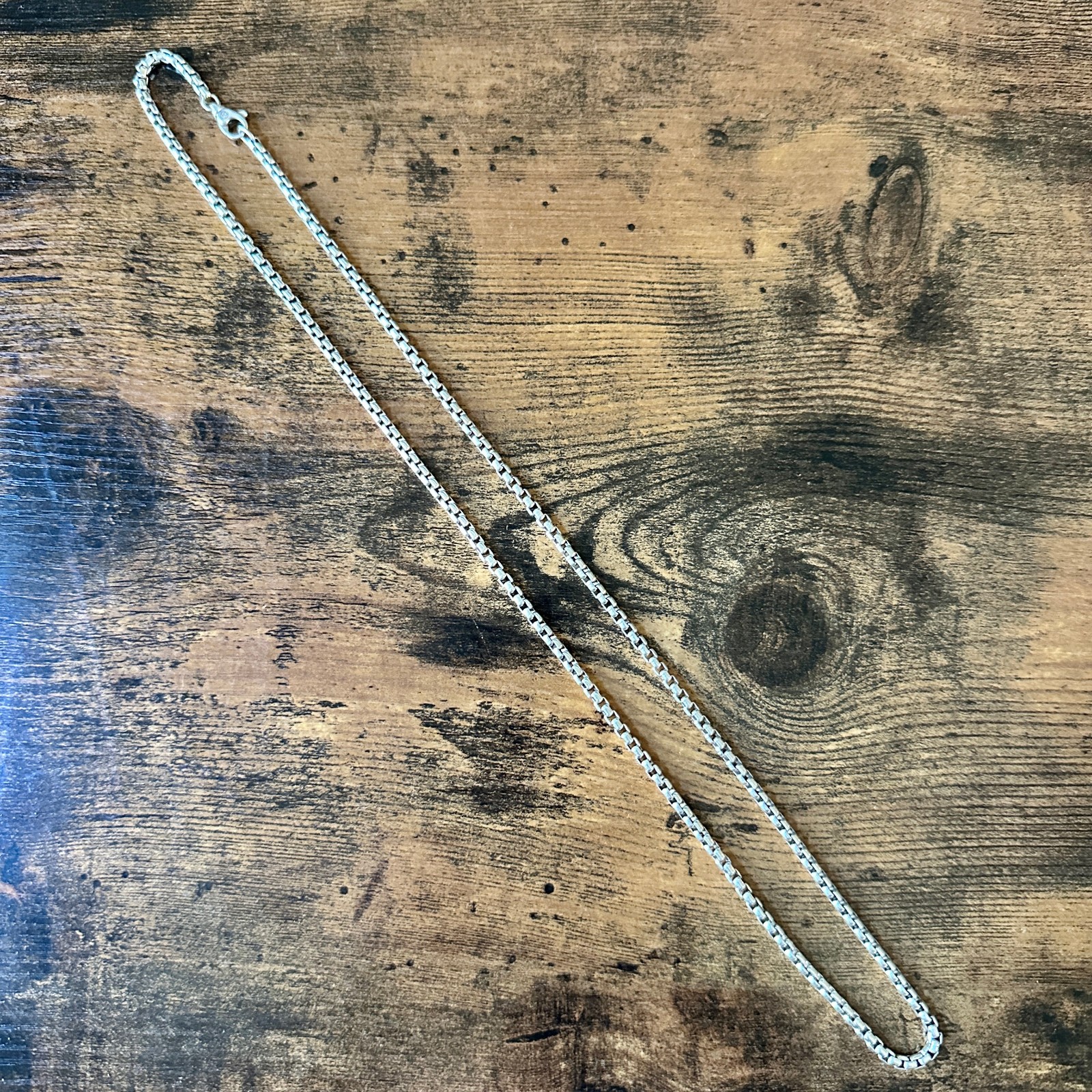 David Yurman Medium Box Chain Necklace – 3.6mm – 26.5″ – FREE SHIPPING