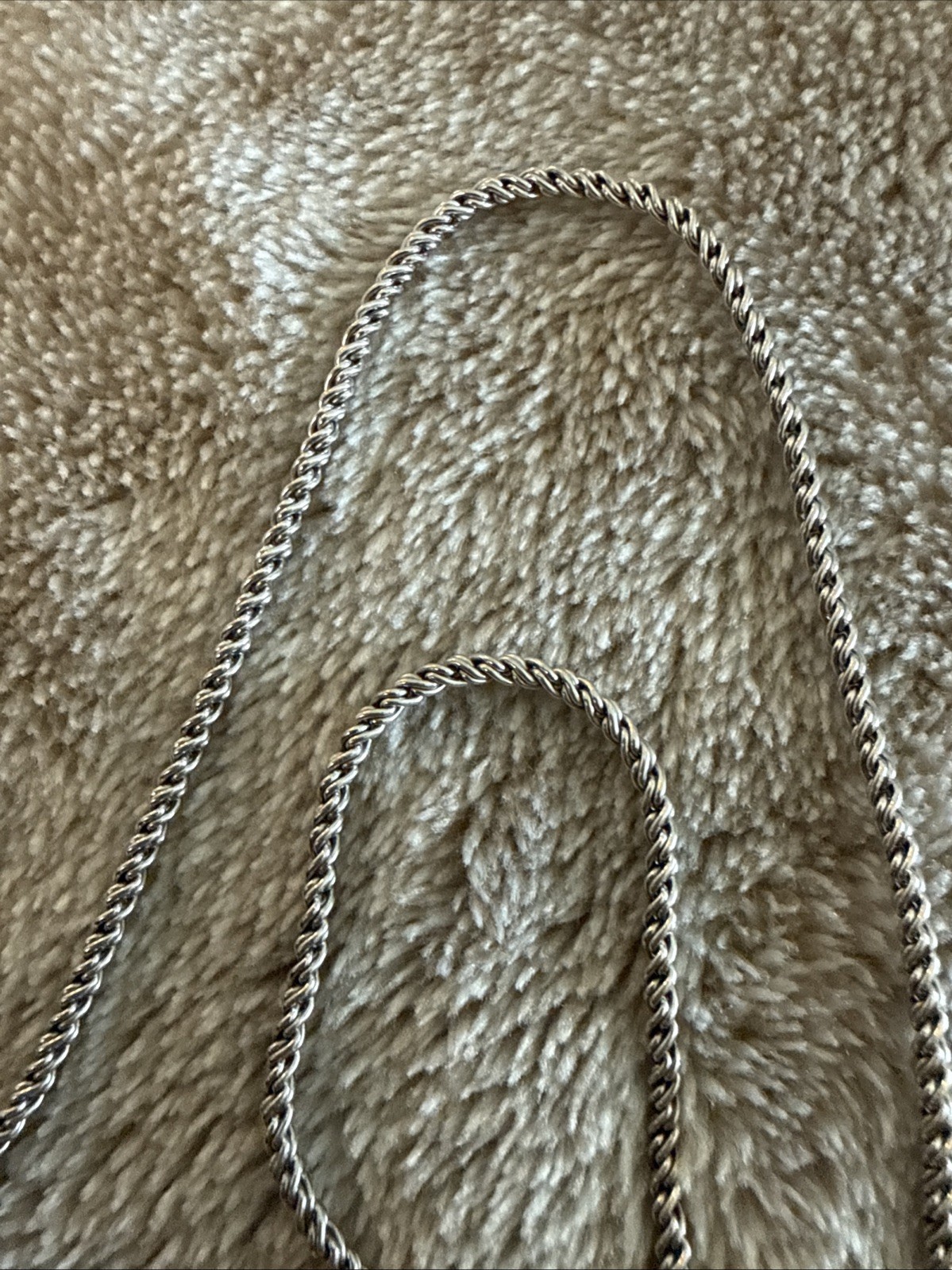 925 Sterling Silver James Avery chain Rope/Curbed 20”