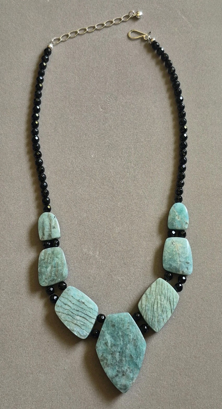 Jay King DTR Lapis Lazuli Amazonite Reversible Statement necklace