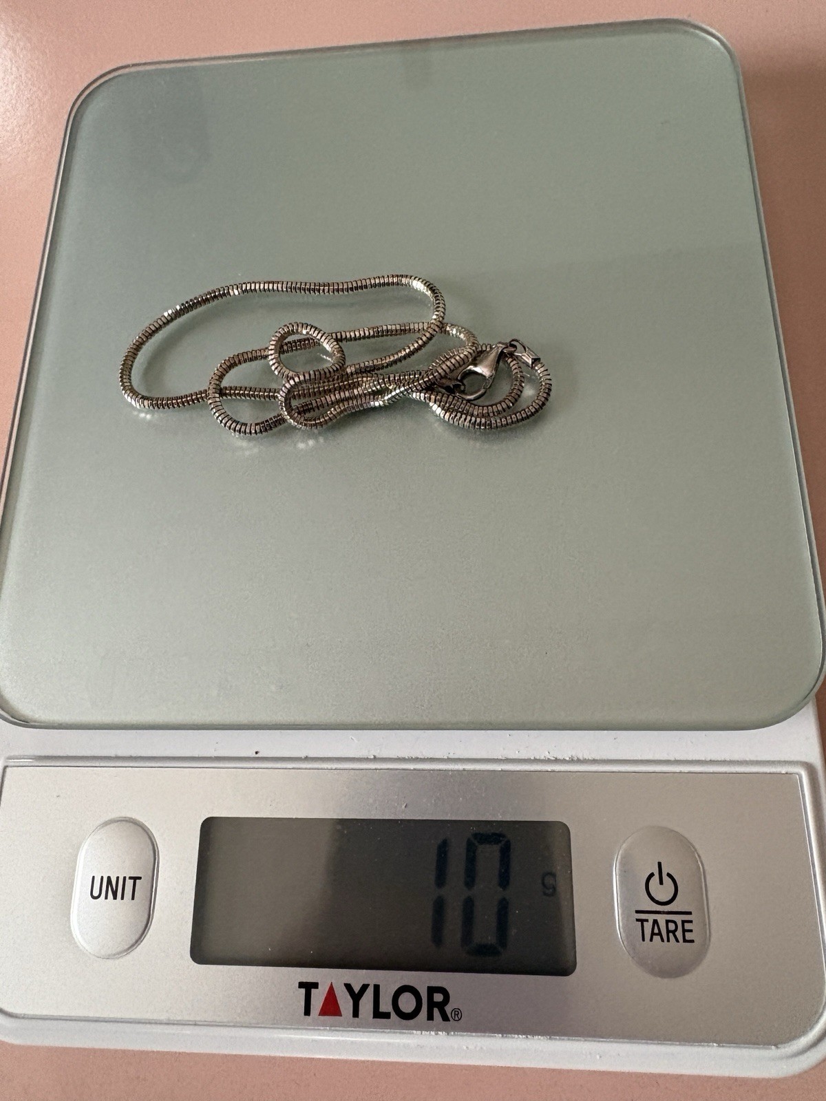 Silver 925 18” Snake Chain