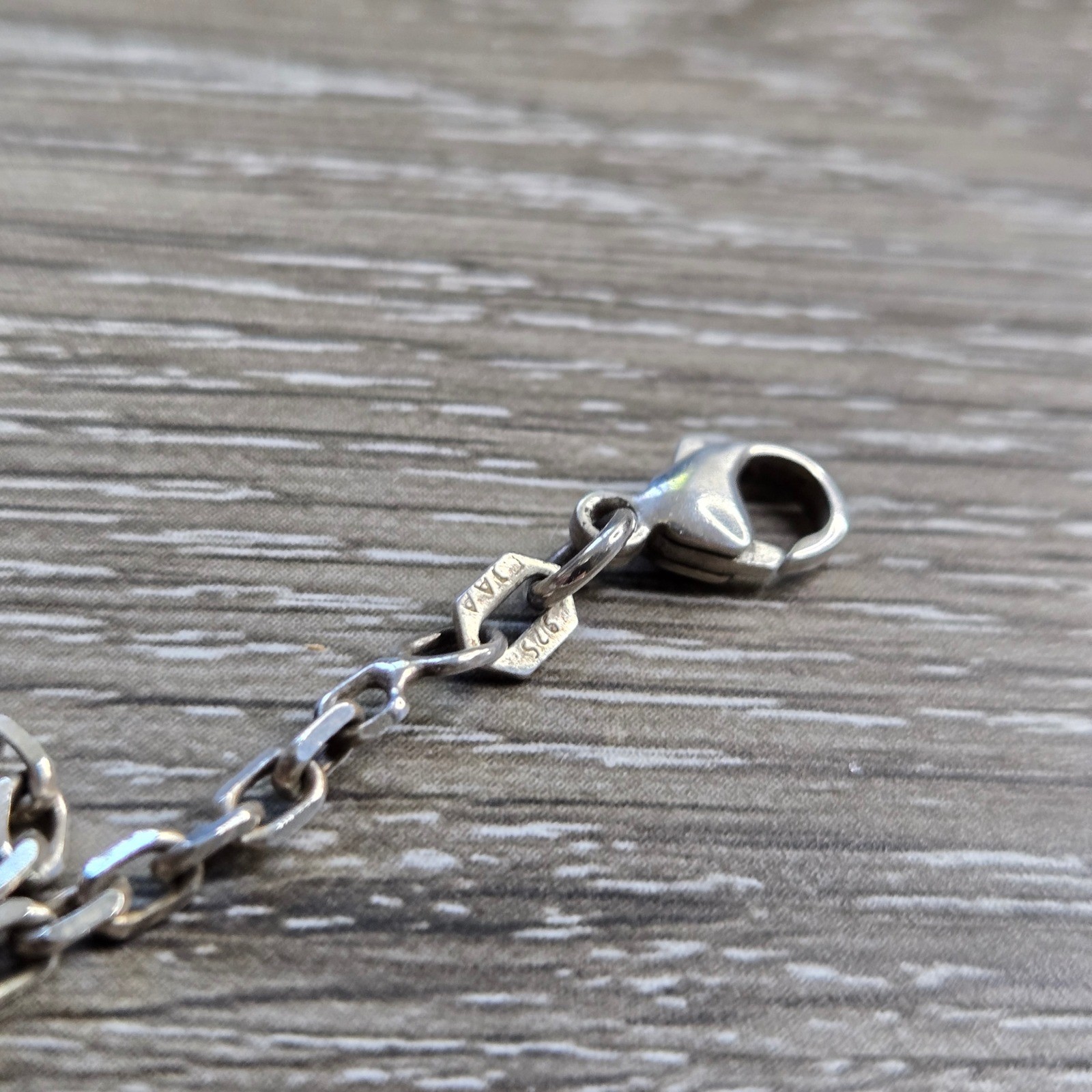 925 Sterling Silver Rolo Belcher Link Chain Necklace 21″ Made in Italy