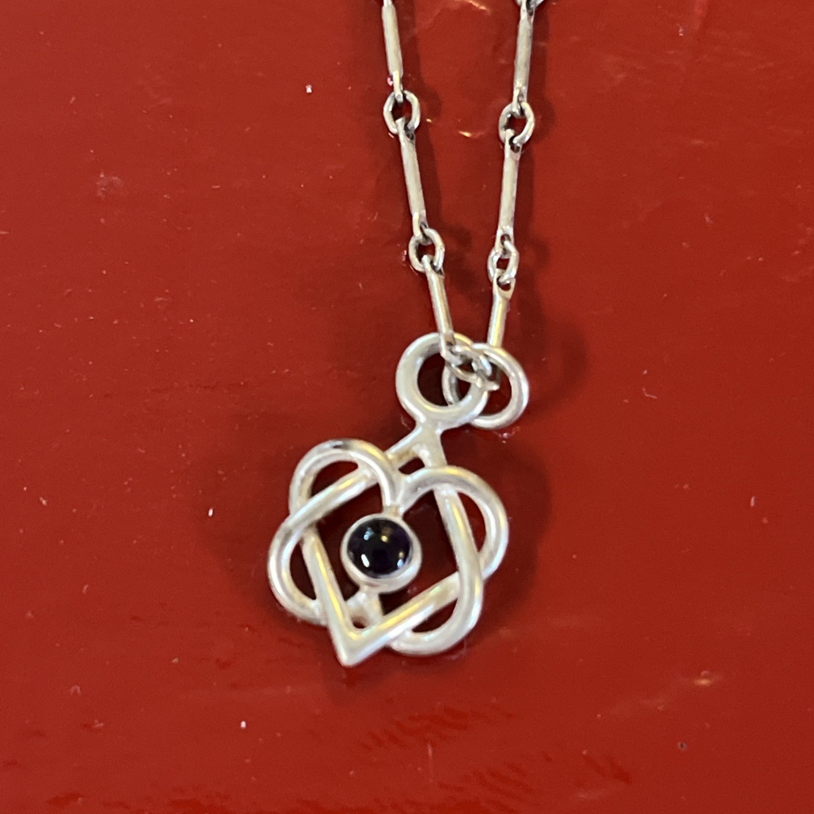 Celtic Knot Necklace Sterling