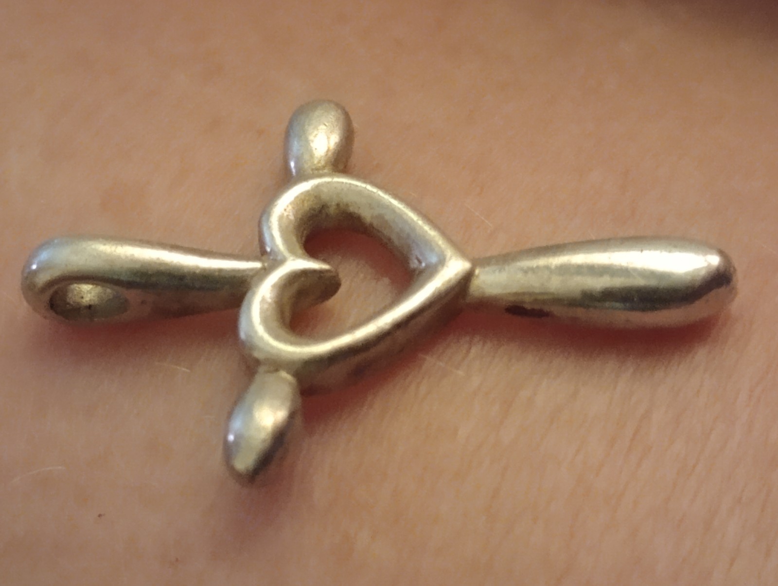 James Avery Sterling Silver Eternal Love Heart Cross Pendant Retired Artisan Grp