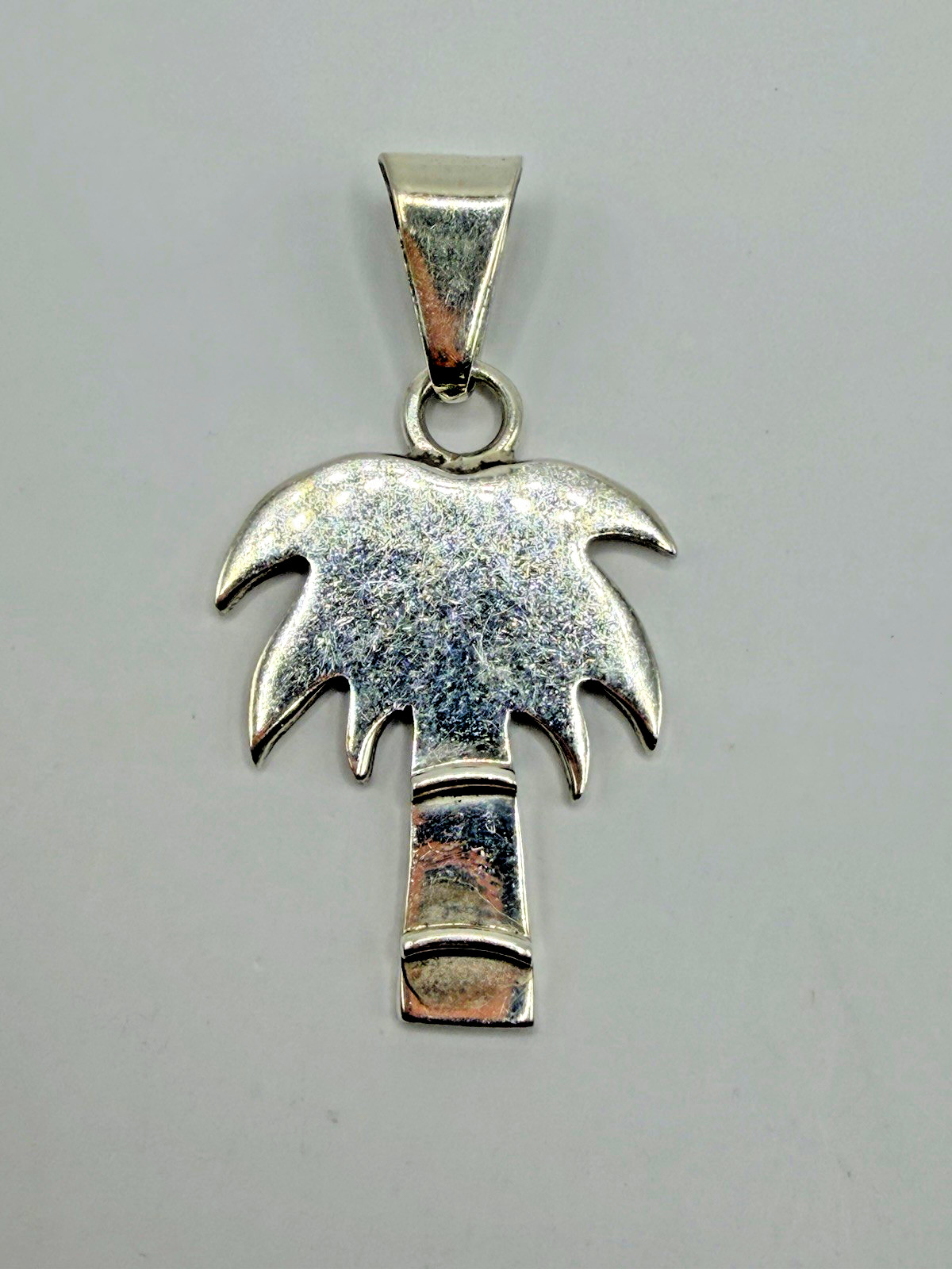 VINTAGE 925 STERLING SILVER PALM TREE PENDANT