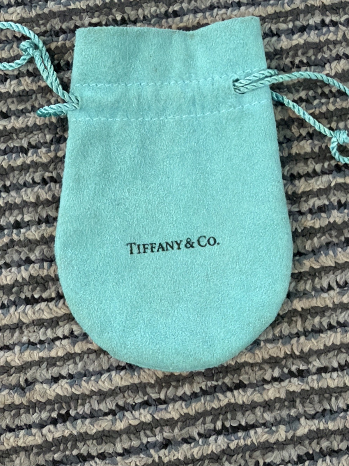 Authentic Tiffany & Co. Return to Tiffany Heart Tag Toggle Necklace 16” W/ Pouch