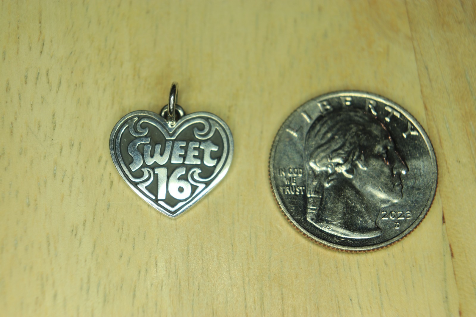 James Avery Sweet 16 heart charm