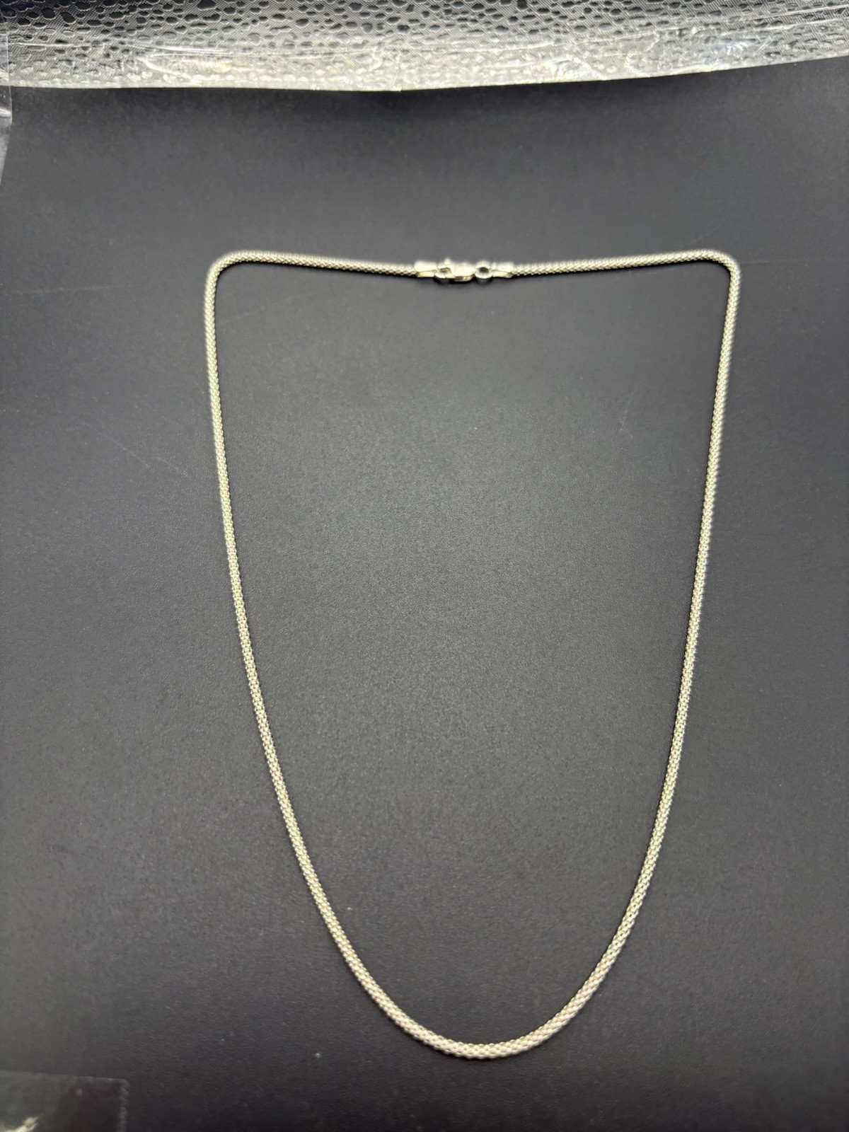 18″ Sterling Silver Popcorn Link Chain Necklace 925 1.75MM 3 Grams C19