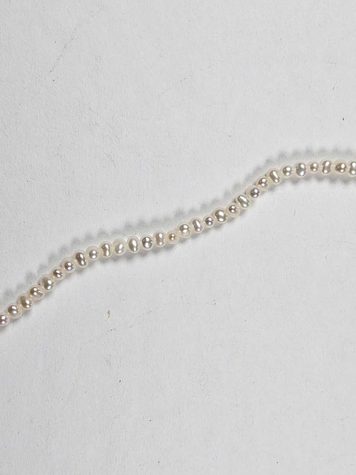 Dainty Seed Pearl With Pearl Pendant Ivory Necklace
