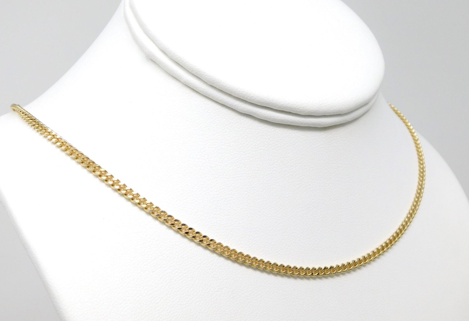 14 kt Yellow Gold ∼2.8 mm Opera Curb Link Chain Necklace 18 1/8″ B6009