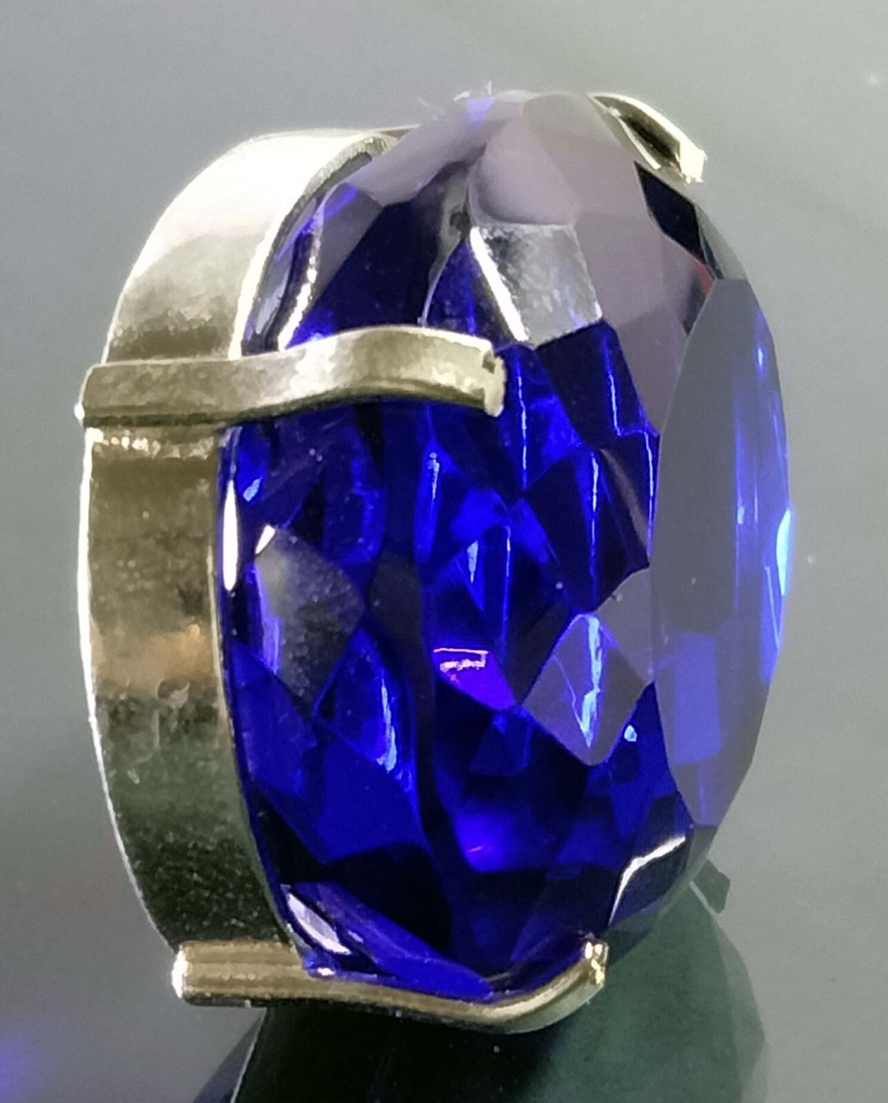 Royal Blue Topaz Oval Cut 115.25 Ct Pendant EGL Certified Natural Gemstone PD011