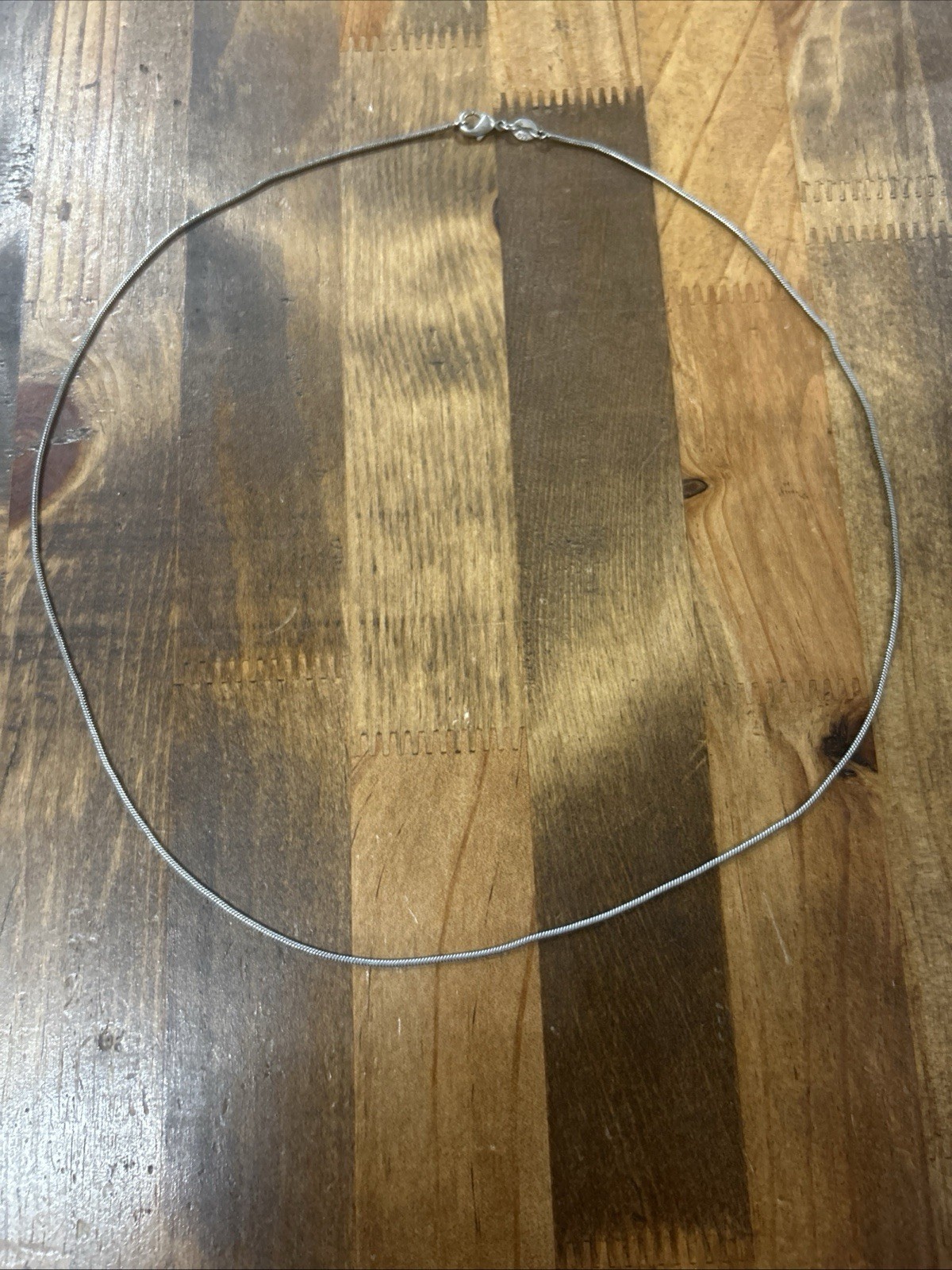 20” Sterling Silver Round Snake Chain Necklace 3.92 Grams