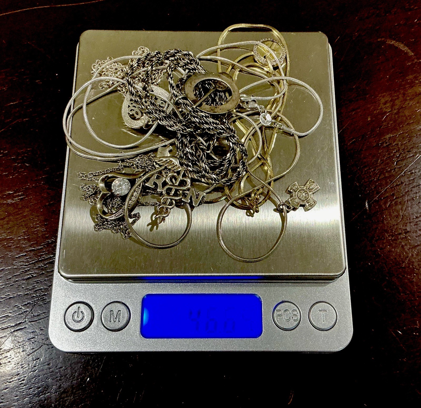 Sterling Silver LOT Marked Necklace & Pendant Sets 46.64 Grams of 925 Silver