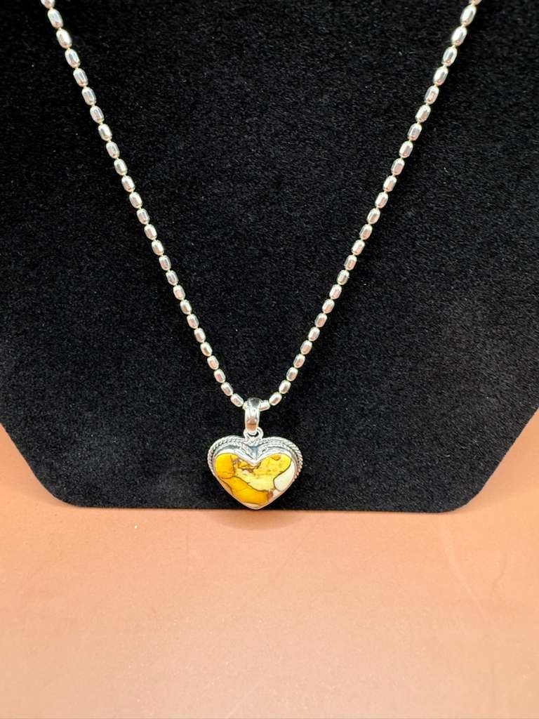 Honey Dahlia Turquoise Heart Pendant ONLY-925 Silve |Romantic Gift