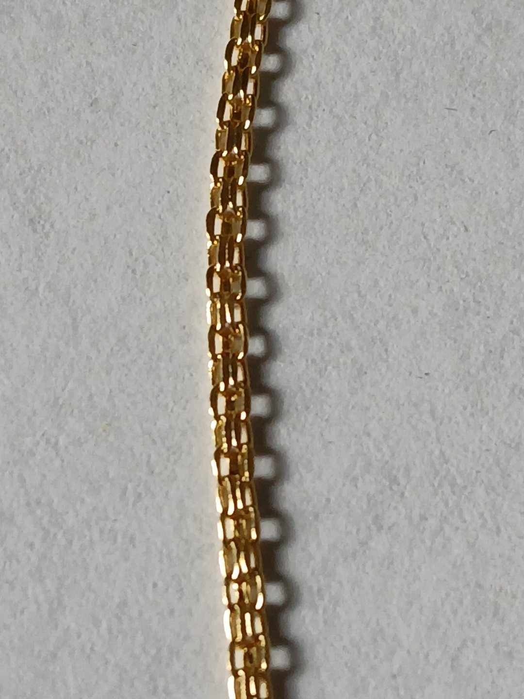 20″ 10k Yellow Gold Double Link Chain 1.5mm